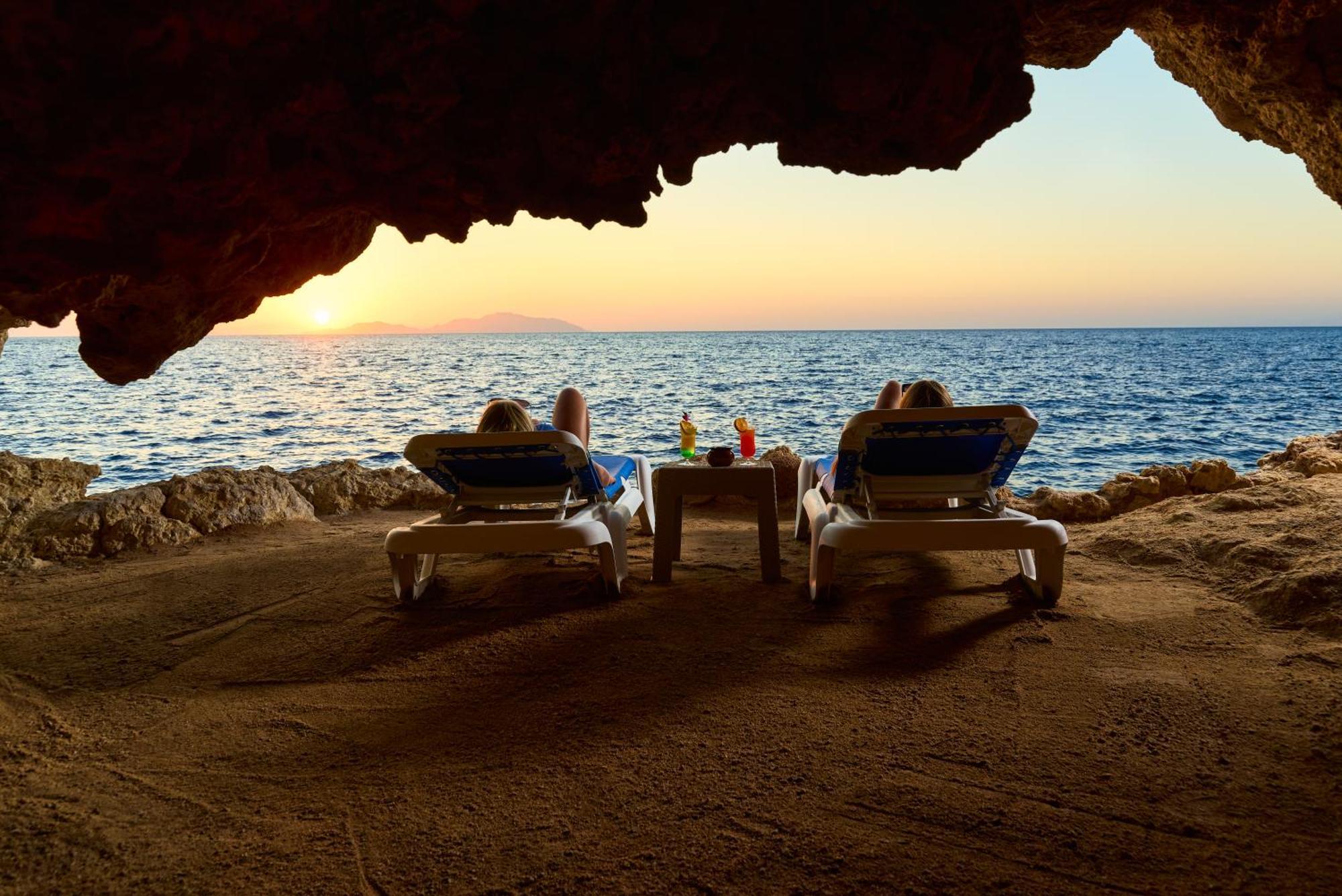 Dreams Beach Resort - Sharm El Sheikh 외부 사진 Sunset at the beach